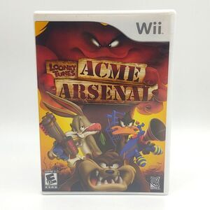 Looney Tunes Acme Arsenal Nintendo Wii Game with Instruction Manual & Ca…